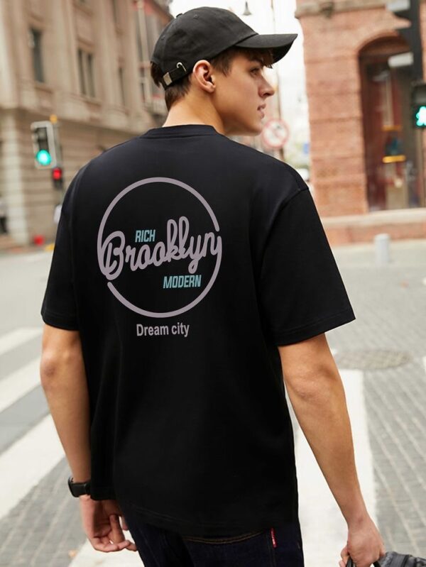 Back - Printed T-shirt For Men
